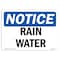 Signmission OSHA Notice, 5" Height, Rain Water Sign, 7" X 5", Landscape OS-NS-D-57-L-17975 - alternate 1